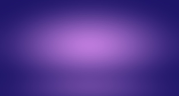 Conceito de plano de fundo do estúdio - abstrato vazio luz gradiente roxo estúdio quarto fundo para o produto.