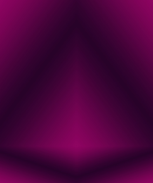 Conceito de plano de fundo do estúdio - abstrato vazio luz gradiente roxo estúdio quarto fundo para o produto.