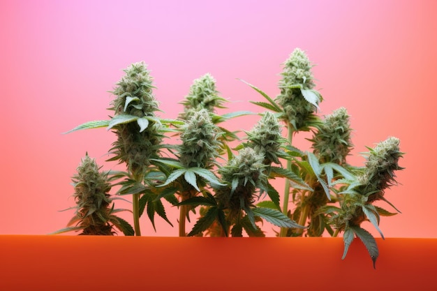 conceito de planta de erva de cannabis