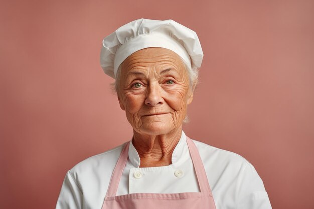 conceito de retrato de chef de restaurante