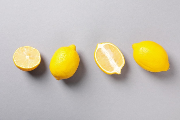 Conceito de saboroso limão delicioso de frutas cítricas