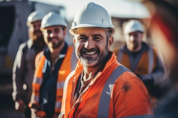 conceito de trabalhador de construção ou arquiteto e engenheiro