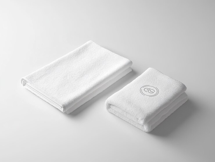 Foto conceito de tratamento de spa toalhas