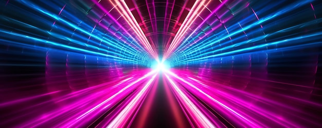 conceito de velocidade neon imagem gerada por IA