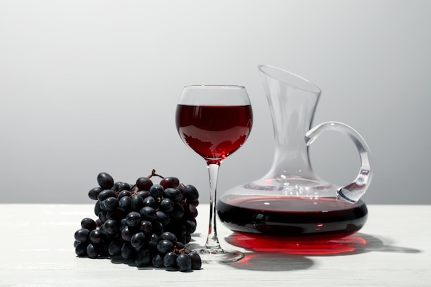 Conceito de vinho de bebida alcoólica saboroso e delicioso