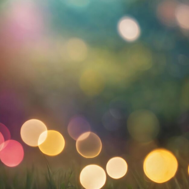 Foto conceito ecológico de fundo de bokeh abstrato e desfocado