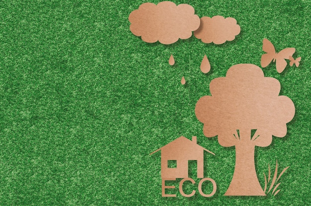 Foto conceito ecológico ou ecológico