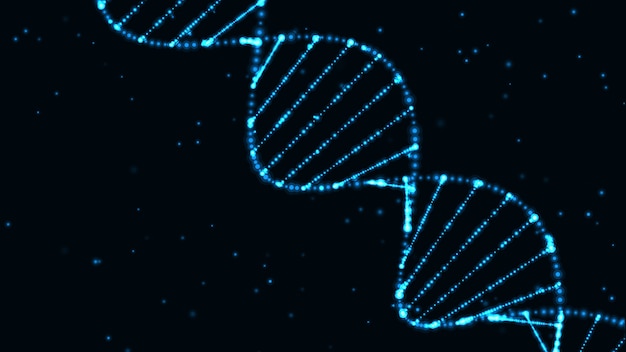 Concepto abstracto de la ciencia de la tecnología.