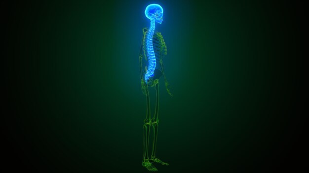 el concepto de arte del cuerpo humano es una figura con una luz azul