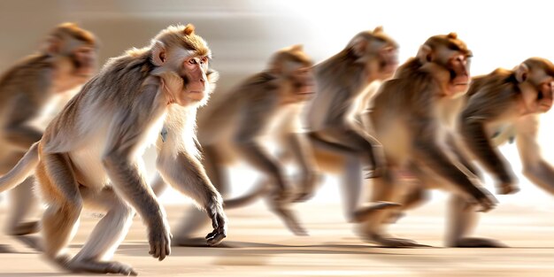 El concepto de ascendencia común de monos y humanos: evolución, primates, genética, antropología, anatomía comparada