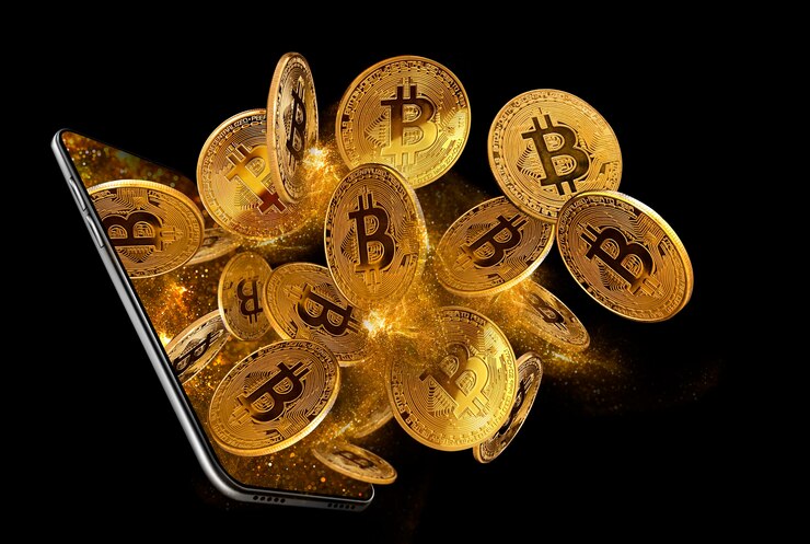 Foto concepto de bitcoin