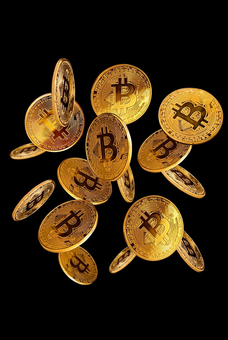 Foto concepto de bitcoins
