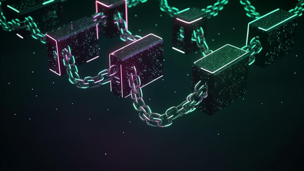 Concepto de cadena de bloques