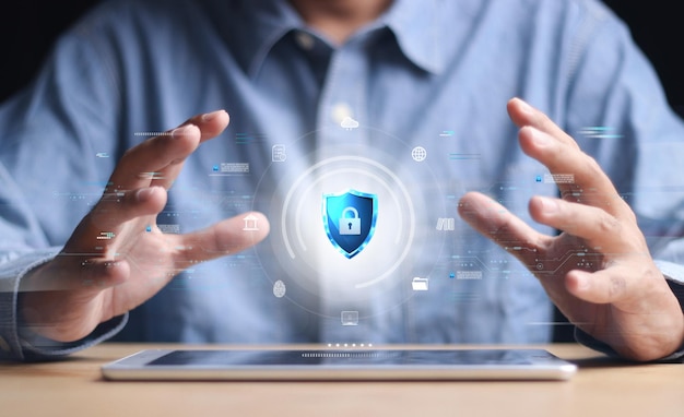 concepto de ciberseguridad inicio de sesión identificación del usuario seguridad de la información y encriptación Internet seguro