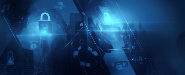 concepto de ciberseguridad privacidad del usuario seguridad y encriptación acceso seguro a internet tecnología futura