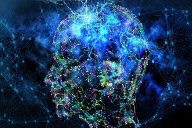Concepto de ciencia e inteligencia artificial