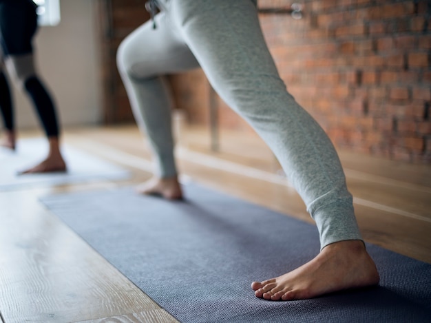 Concepto de clase de yoga