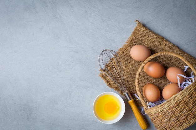 concepto de cocina endecha plana