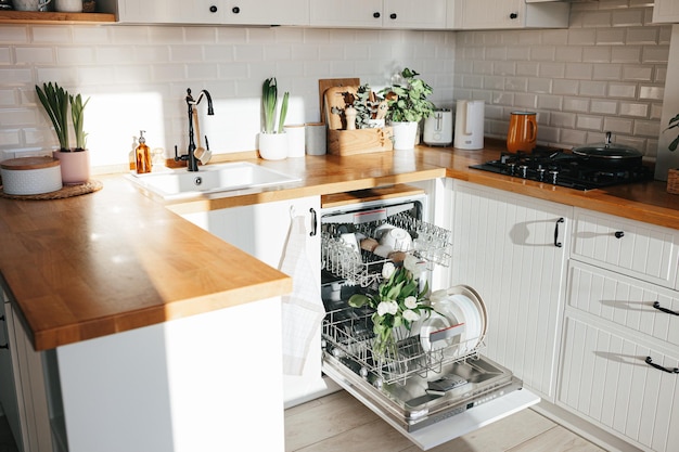 Concepto de cocina limpia