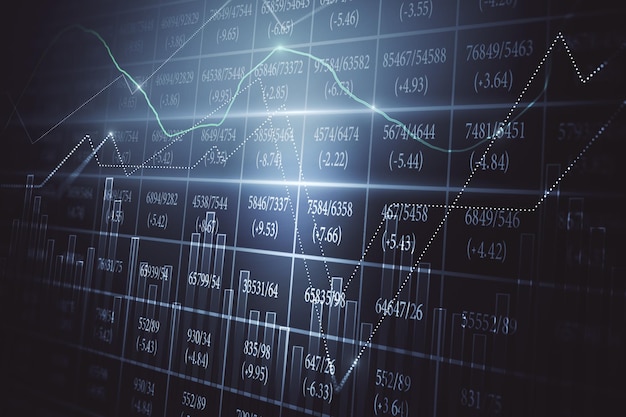 Concepto de comercio y finanzas