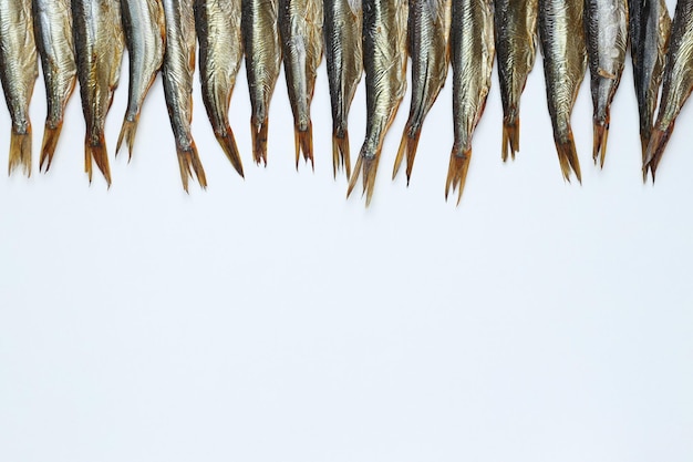 Foto concepto de comida sabrosa delicioso pescado ahumado