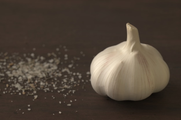 Foto el concepto de comida sana y medicina tradicional.