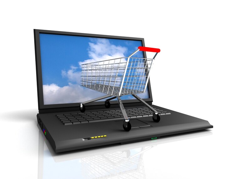 Foto concepto de compras en línea