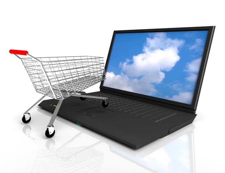 Foto concepto de compras en línea