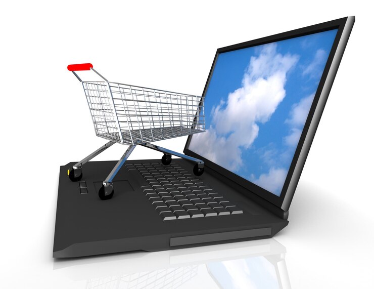 Foto concepto de compras en línea