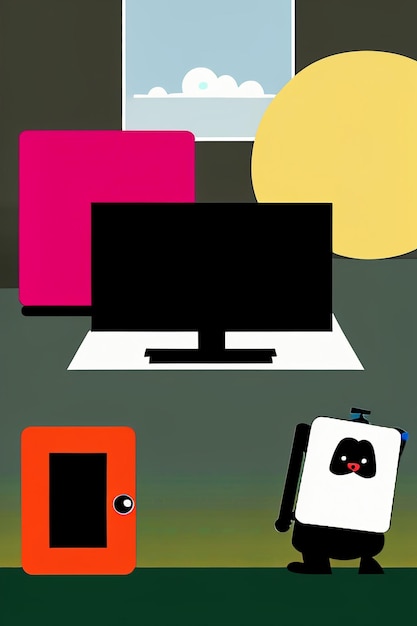 Foto concepto creativo arte abstracto nueva idea innovación ilustración colorida fondo de pantalla