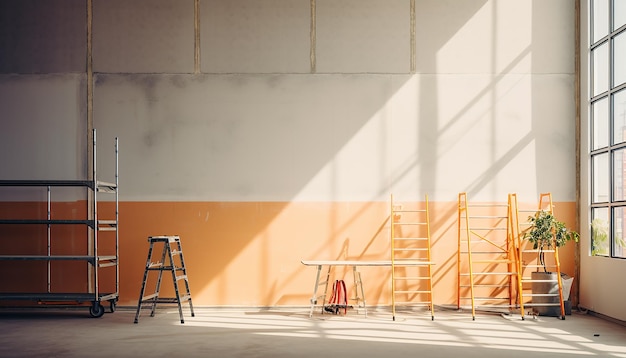 Foto concepto creativo de construcción mínima con miniaturas