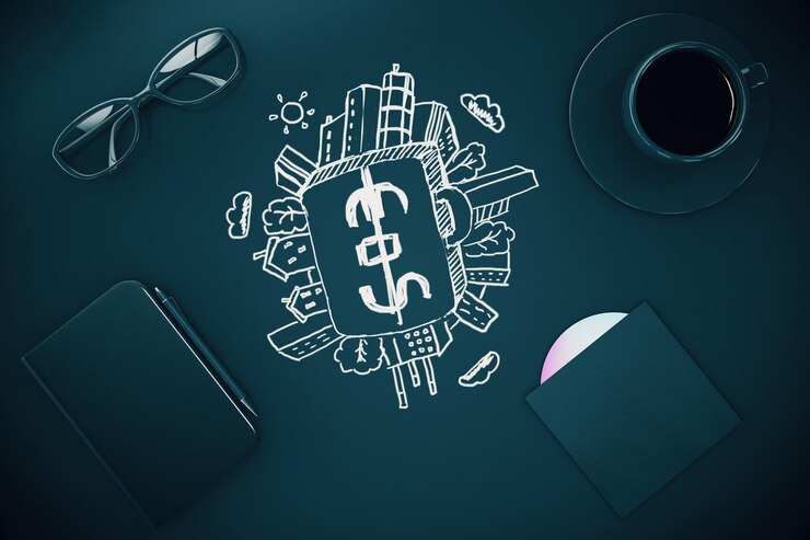 Foto concepto de crecimiento financiero