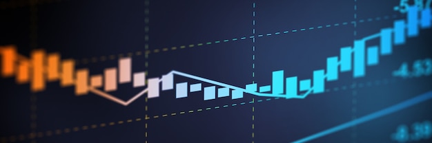 Concepto de crisis económica. Repartidos en el mundo, la economía está cayendo. Ilustración 3d