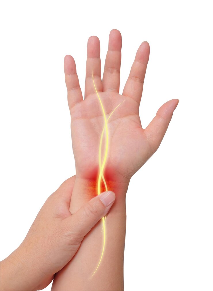 Concepto de cuidado de la salud de la lesión de la articulación del brazo