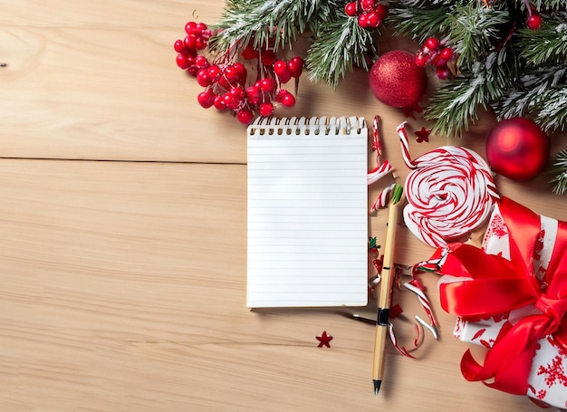 Concepto de decoraciones navideñas Foto de vista superior de bolas doradas y verdes adornos de estrellas confeti y ramas de pino en un fondo blanco aislado con espacio vacío