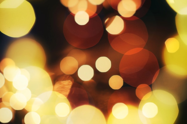 Concepto de decoraciones de papel tapiz de Navidad. Fondo del festival de vacaciones: exhibición de celebraciones iluminadas con círculo brillante.
