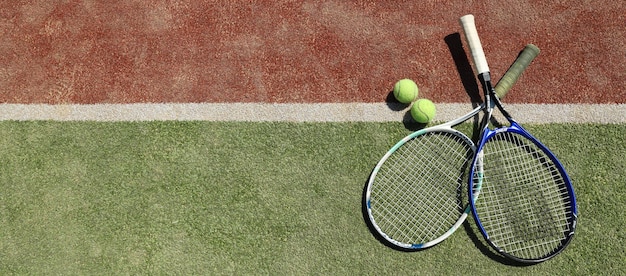 Concepto de deporte y estilo de vida deportivo tenis