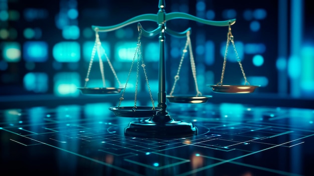 concepto de derecho y justicia en el mundo digital IA generativa