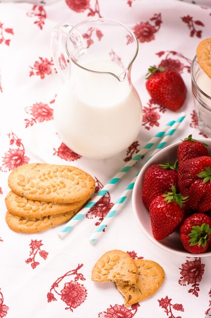 Concepto de desayuno delicioso