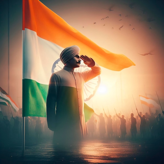 El concepto del día de la independencia de la India