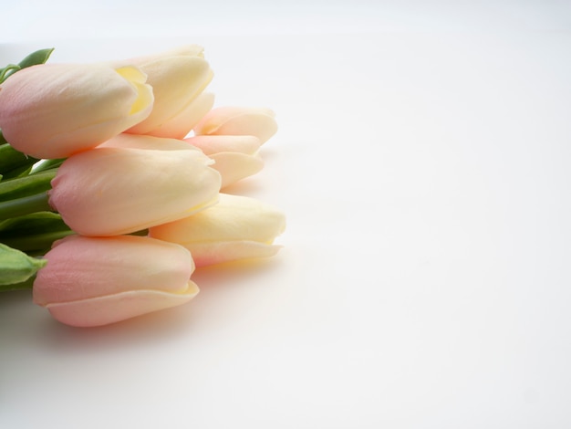 Concepto del día de la madre. Hermoso ramo de tulipanes