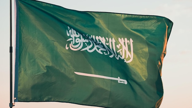 Concepto del Día Nacional de Arabia Saudita Día de la Independencia del Reino Vacaciones