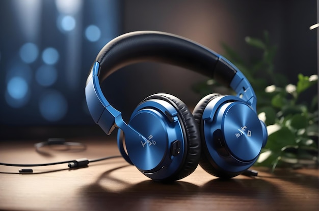 Foto concepto de diseño de auriculares