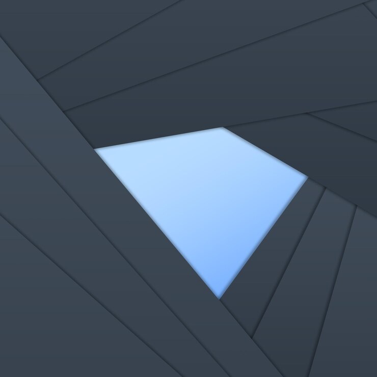 Foto concepto de diseño de fondo de corte de papel azul y gris