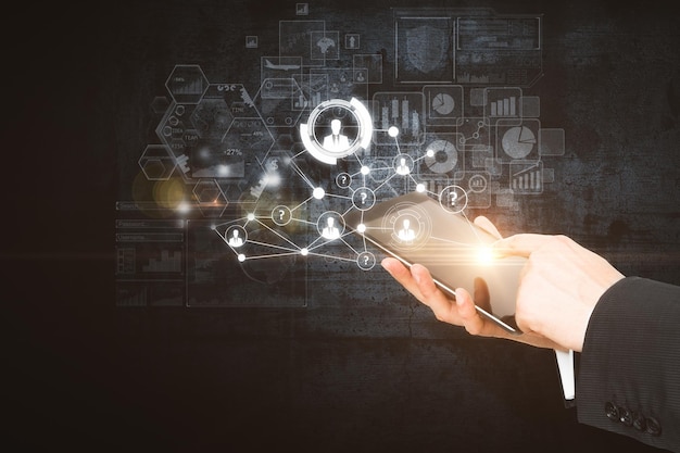Concepto de dispositivo e innovación.