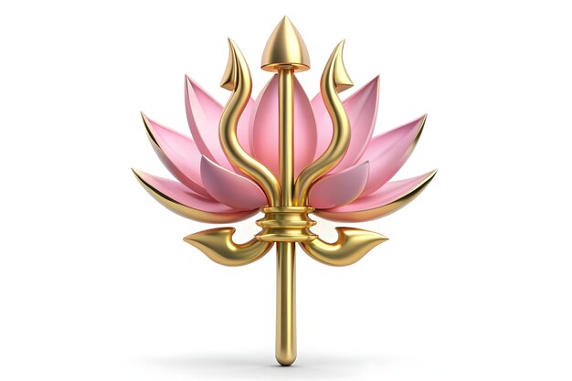 El concepto del emblema de la bandera 3D de Hanuman y Ram como ilustración vectorial de Hanuman sosteniendo una bandera con el Señor Ra