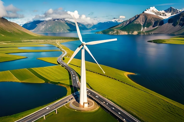 Concepto de energía verde