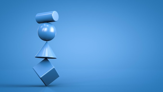 Concepto de estructura inestable Equilibrio de figuras entre sí
