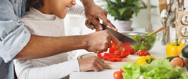 Concepto de familia vegetariana