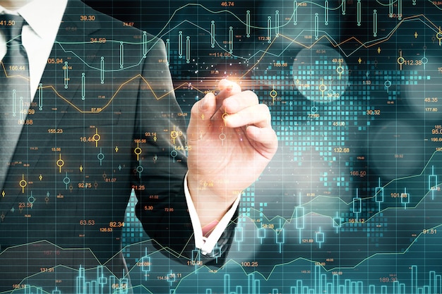 Concepto de finanzas y comercio